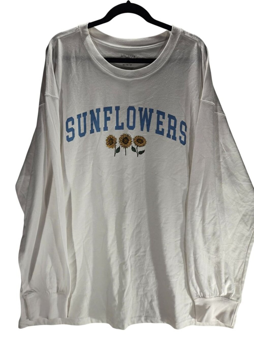Mighty Fine, NWT, Sunflower, long sleeve, crewneck, 3X